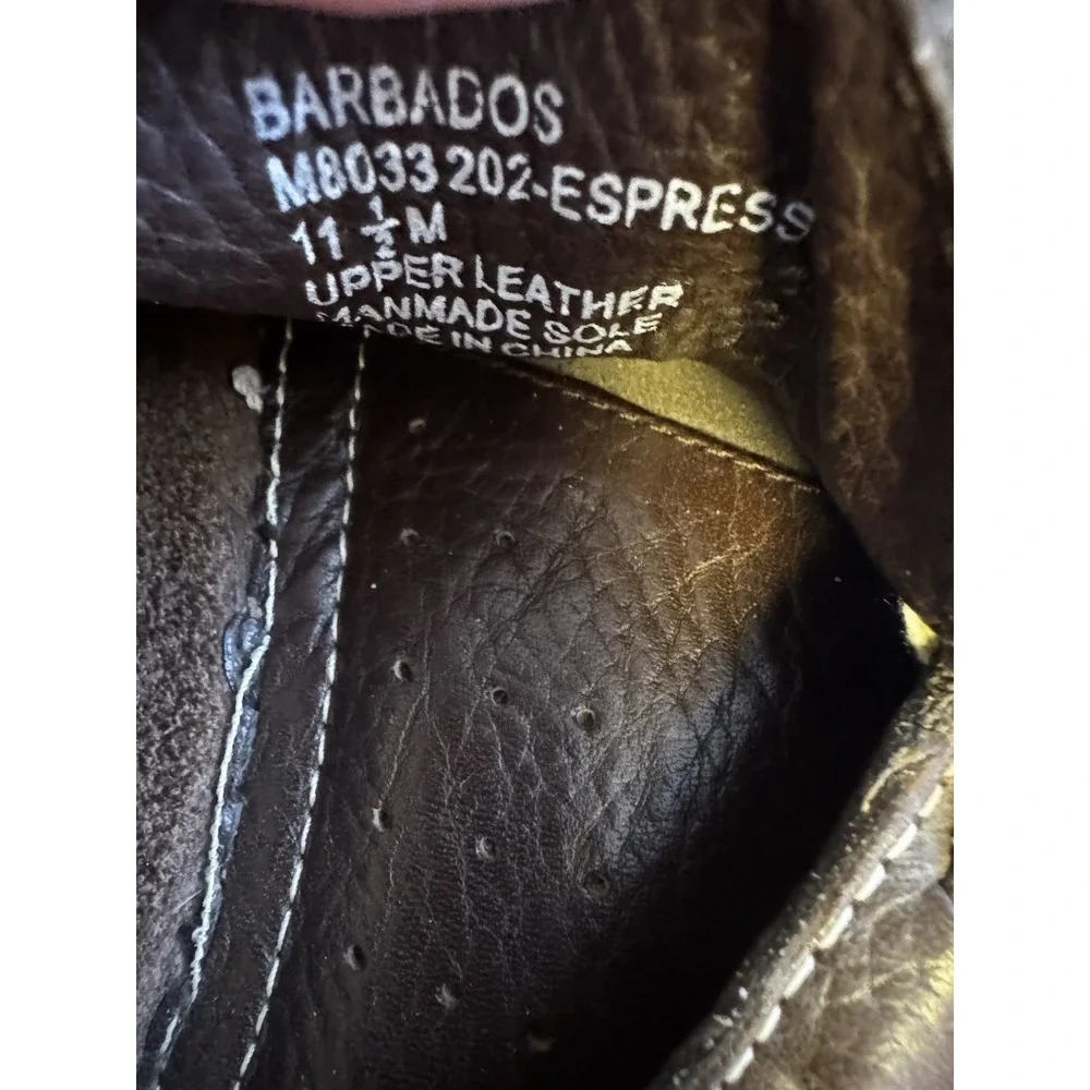 Tommy Bahama Mens Boat Leather Brown Shoe Size 11.5 M Nautical Sailing EUC SB11
